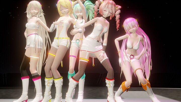 MMD_メグメグ☆ファイヤーエンドレスナイト