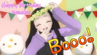 【鬼滅のMMD】☆Booo!☆禰豆子ちゃん☆誕生日おめでとう☆（subtitled）