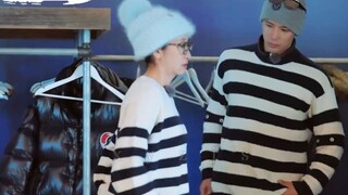 【花少5】老王哥大姐撞衫，蕾姐一时想不到怎么形容；热巴直接没反应过来哈哈哈哈