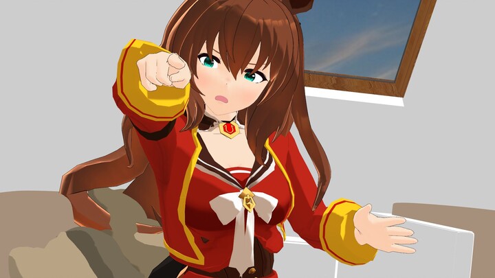 "Uma Musume: Pretty Derby MMD" Ikuti aku ke dalam rumah