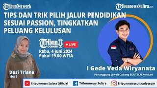 🔴 Tribun Corner: Tips dan Trik Pilih Jalur Pendidikan sesuai Passion, Tingkatkan Peluang Kelulusan