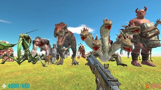 How Long Can I Survive with Granade Launcher VS All Units. Animal Revolt Battle Simulator