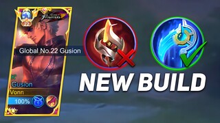 GUSION NEW UPDATE BEST BUILD!! ( Stop Using Glowing Wand )