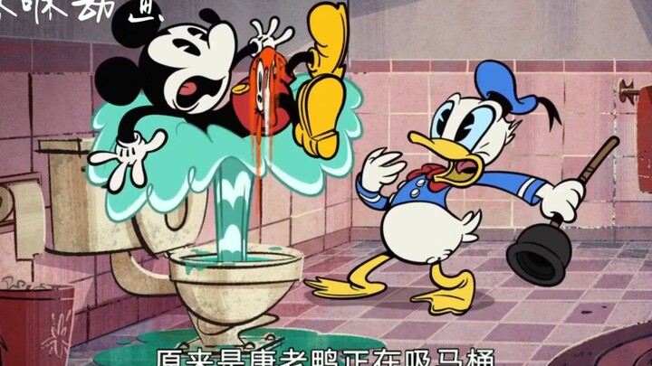 Episode 28 | Mickey tries to save the goldfish by accidentally flushing it down the toilet!