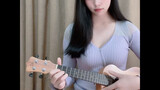 Song cover Fish Leong dengan ukulele