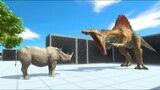 SPINOSAURUS HAS SOLVED THE MAZE - Animal Revolt Battle Simulator Gameplay