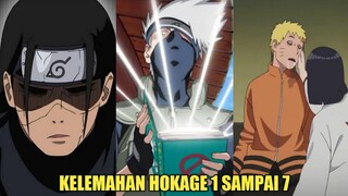 KELEMAHAN HOKAGE 1 SAMPAI 7 YANG JARANG DIKETAHUI