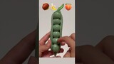 🌰🍌🟢🍑 #shorts  clay cracking clay popping Oddly Satisfying Video クレイクラッキング