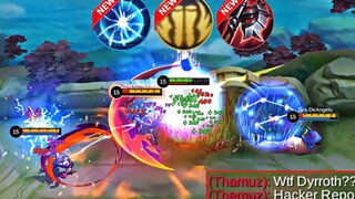 THIS NEW DYRROTH BUILD & EMBLEM IS TOTALLY INSANE🔥(Enemy Think i'm Damage Hacker) Mobile Legends