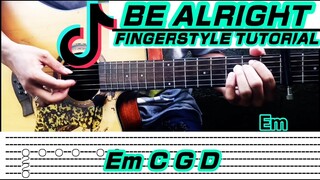 Be Alright - Dean Lewis (Guitar Fingerstyle) Tabs + Chords