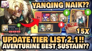 YANQING NAIK TAKHTA??! Update Tier list Terbaru 2.1!! 🤔 +GIVEAWAY!!  Honkai: Star Rail