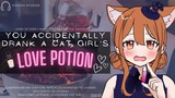 [You Accidentally Drank The Cat Girl's Love Potion] //F4M//Voice acting//Roleplay
