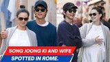 FINALLY! Song Joong Ki and Wife Katy Louise appeared showing off her baby bump* while shopping for