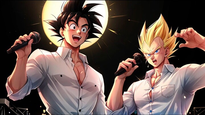 Vegeta and Goku - "Bad Romance" (AI cover)
