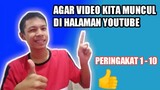 Tips dan trick Cara agar video kita muncul di pencarian youtube