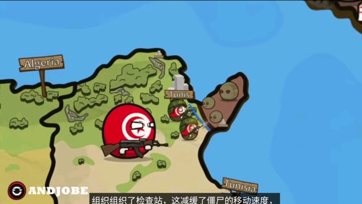 [Andjobe Polandball] Zombies in Africa Episode 1 + Episode 2