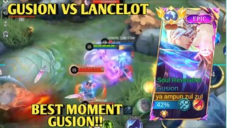 BEST MOMENT GUSIN VS LANCELOT!!