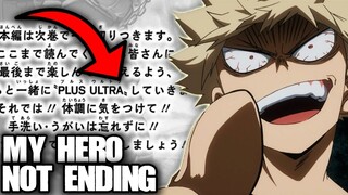 My Hero Academia is NOT Ending - Confirmed?