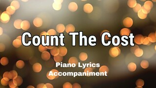 Count The Cost | Piano Accompaniment