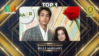 Belle at Donny Pangilinan naipanalo Best Love Team from RAWR Awards