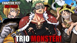 Review Chapter 1127 One Piece - Trio Monster SHP Membuat Ulah Di Tanah Misterius Pulau Elbaf!