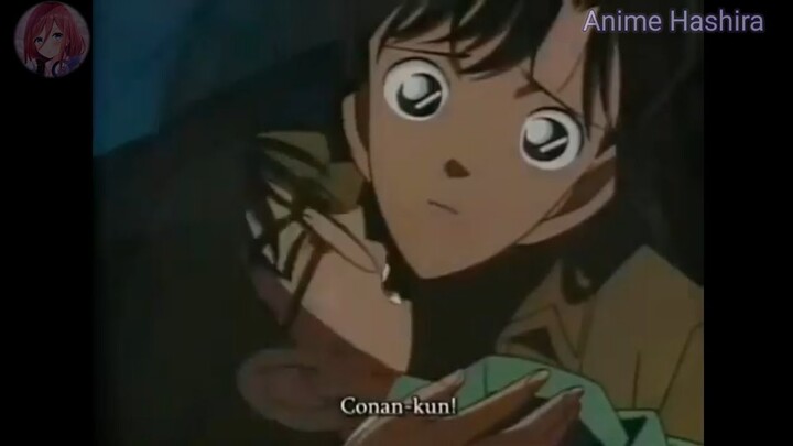 Conan was stabbed by a knife to save Ran | Anime Hashira