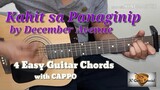 Kahit sa Panaginip - December Avenue Guitar Chords (Guitar Tutorial) (4 Easy Guitar Chords)'