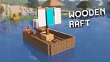 Cara Membuat Wooden Raft /  Rakit - Minecraft Indonesia