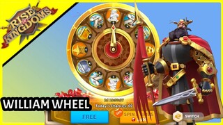 Rise of kingdoms - William Wheel of Fortune | my lucky 8 spot spins