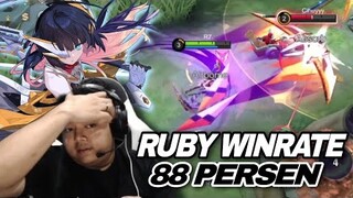 RUBY MONTAGE BIASA AJA ! WINRATE SEGINI BARU LUAR BIASA ! | MOBILE LEGENDS