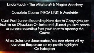 Linda Rauch course  - The Witchcraft & Magick Academy Course download