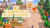 my TOWNCORE island SO FAR! + island building! (Sedona Ep #12)