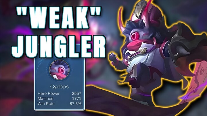 When You Play This Super "Weak" Jungler, But Still Have 87% WR | Mobile Legends