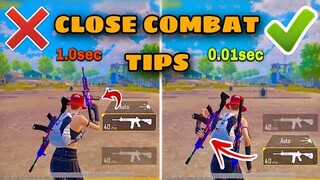 Improve your Close Range Combats ✅❌ TIPS AND TRICKS YOU NEED | PUBG MOBILE / BGMI