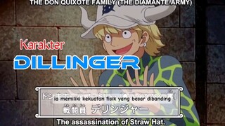 Karakter manusia ikan, Dillinger || One piece