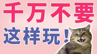 千万不要这样跟猫玩！养猫严重错误行为！