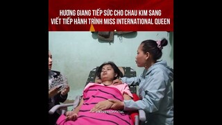 Xúc động Hoa Hậu Hương Giang trao vương miện Miss International Queen cho Chau Kim Sang