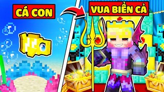 TÔ GÀ EM BÉ CÁ CON CHUYỂN SINH THÀNH VUA BIỂN CẢ MINECRAFT* TÔ GÀ TRỞ THÀNH HOÀNG ĐẾ BIẾN CẢ