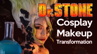 Dr. Stone Ishigami Senku Cosplay Makeup