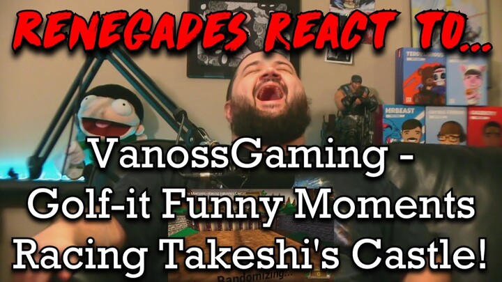Renegades React to... @VanossGaming - Golf-it Funny Moments - Racing Takeshi's Castle!