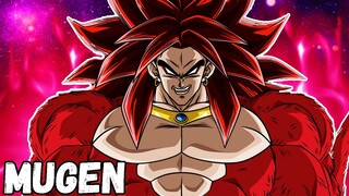 A NOVA VERSÃO MAIS PODEROSA DO BROLY, SSJ4 LIMIT BRAKER NO MUGEN (ELE TEM DUAS FORMAS)