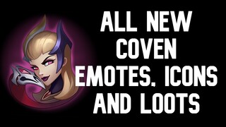 All New Coven Emotes, Icons And Loots