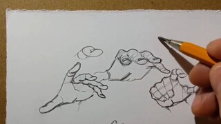 Cột bàn tay của các họa sĩ Liên Xô cũ | Tư thế và hình dạng của bàn tay (bên dưới)