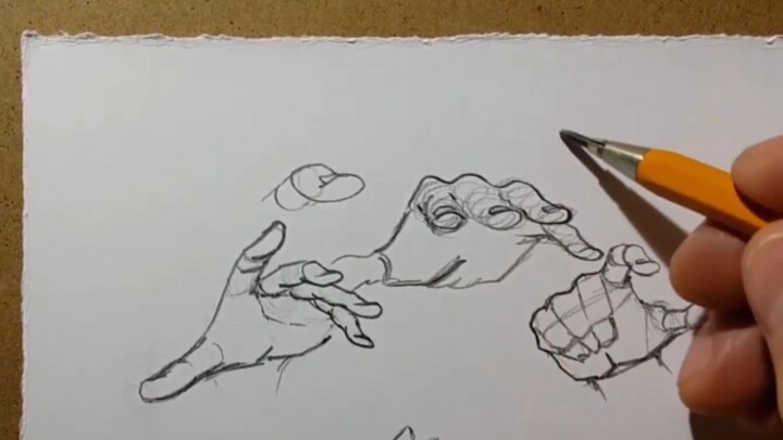 คอลัมน์มือของจิตรกรโซเวียตเก่า | ท่าทางและรูปร่างของมือ (ด้านล่าง)