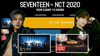 'SEVENTEEN vs NCT 2020' view count First 12 Hours | KPop Ranking