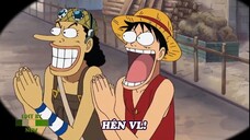 Luffy dùng kiếm khiến Zoro phải gọi bằng CỤ