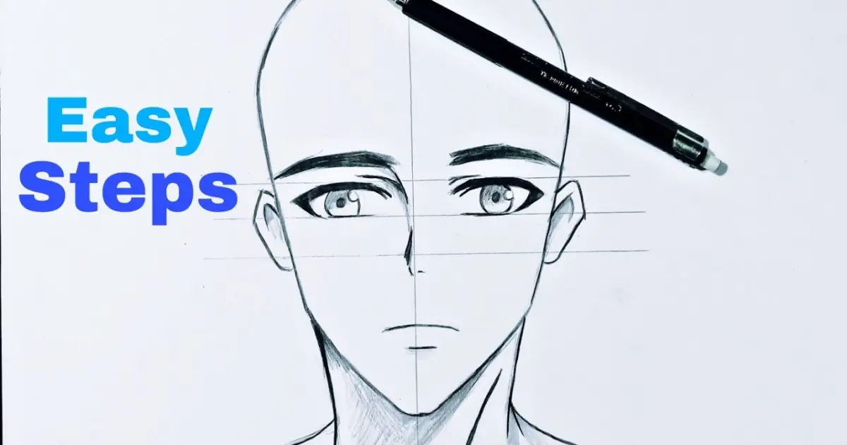 How to draw Anime - Boy Character (Anime Drawing Tutorial for Beginners) -  Bilibili