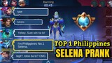 TOP 1 PHILIPPINES SELENA PRANK🇵🇭 | SELENA PRANK | by Senpai Phantom
