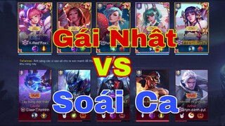 LIÊN QUÂN : Biệt Đội Gái Nhật Đụng Độ Team Soái Ca - Cái Kết Rất Có Hậu