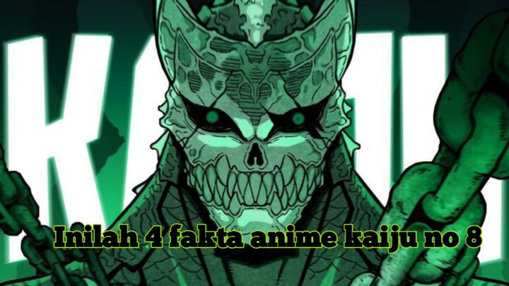 fakta menarik anime kaiju no 8